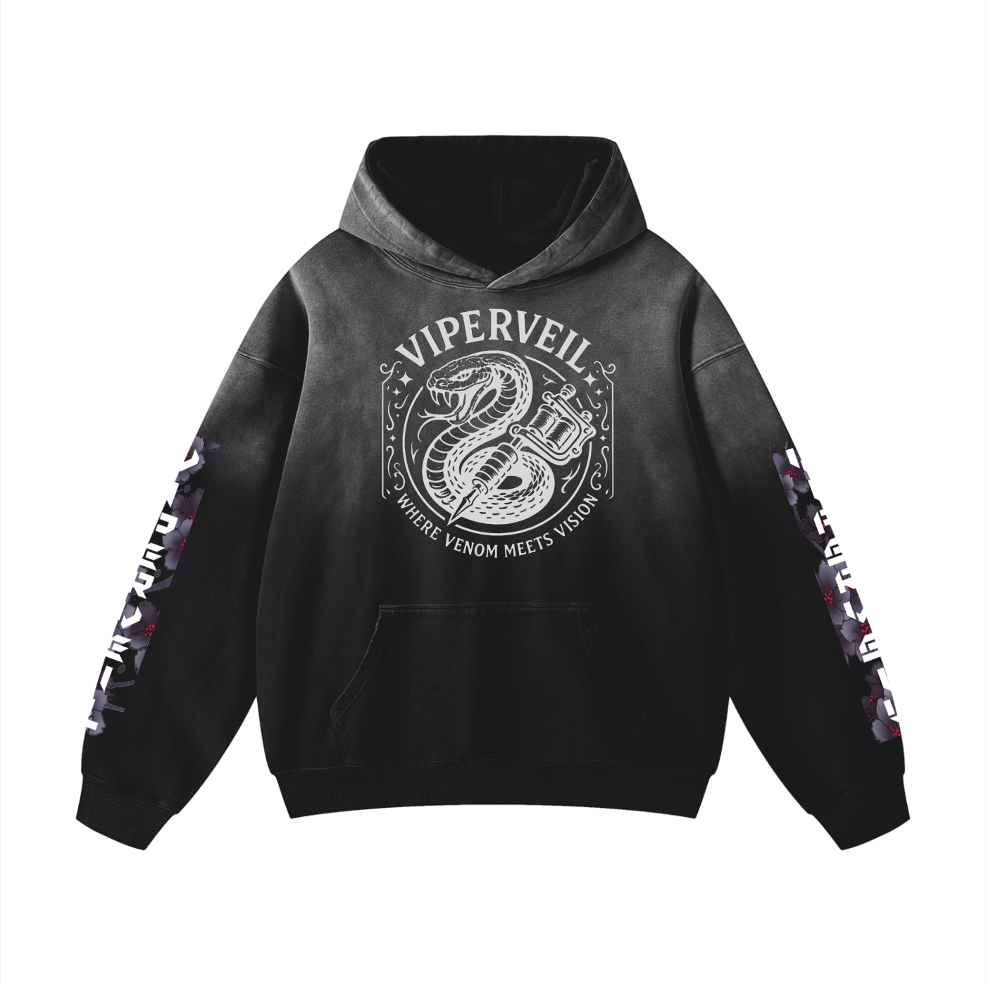 Viperveil,Goth,Tattoo,Snake,Grunge,Black