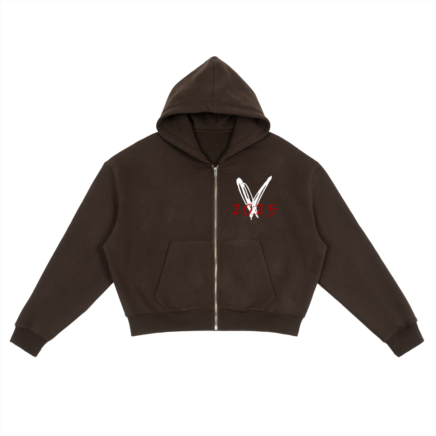 Viperveil Fleece Zip-Up Boxy Hoodie